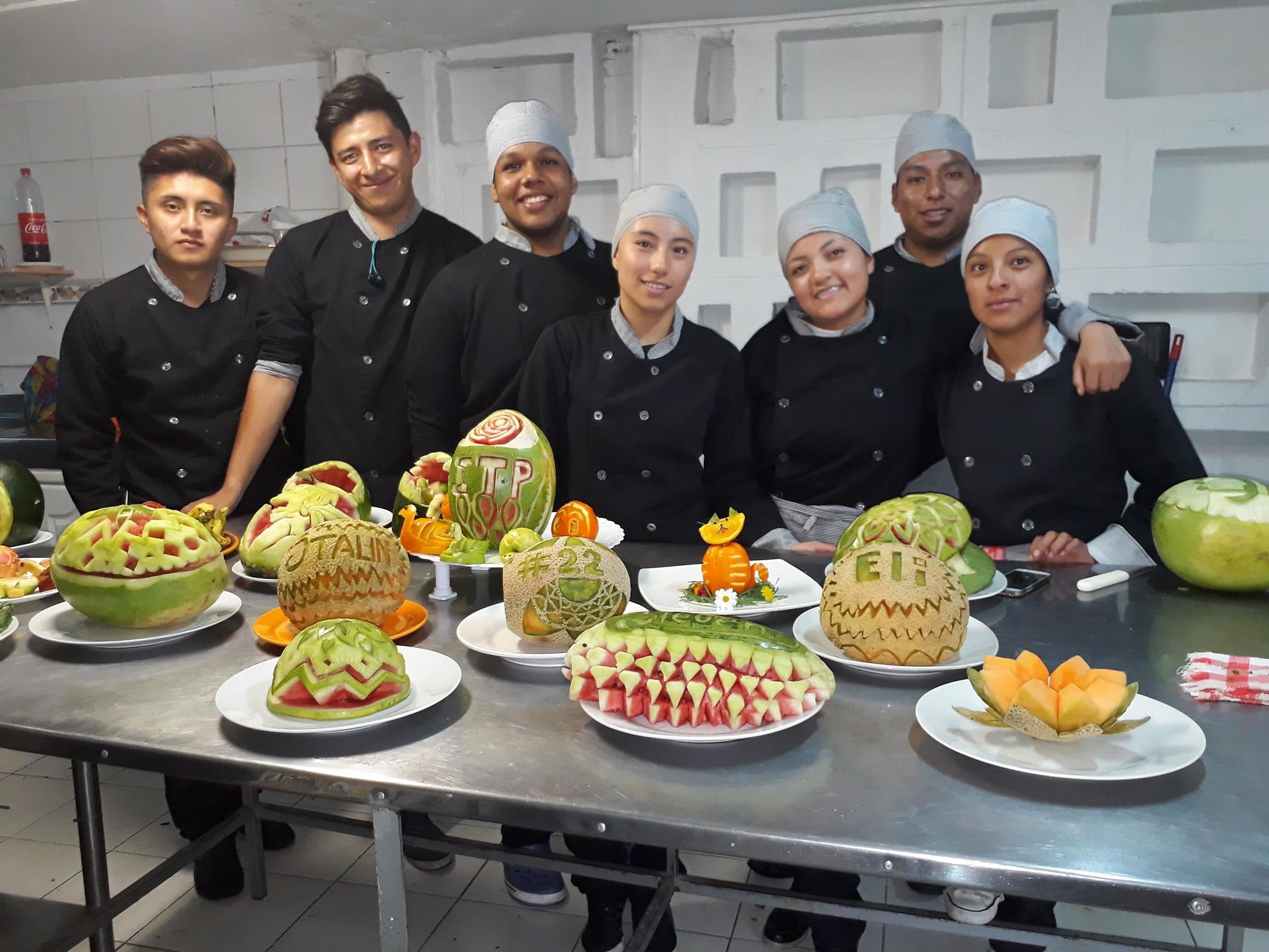 Estudiantes de gastronomía