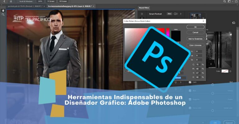Herramientas Indispensables de un Diseñador Gráfico, Adobe Photoshop portada